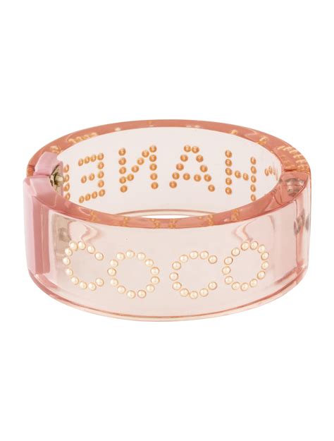 chanel acrylic bracelet|chanel charms for bracelets.